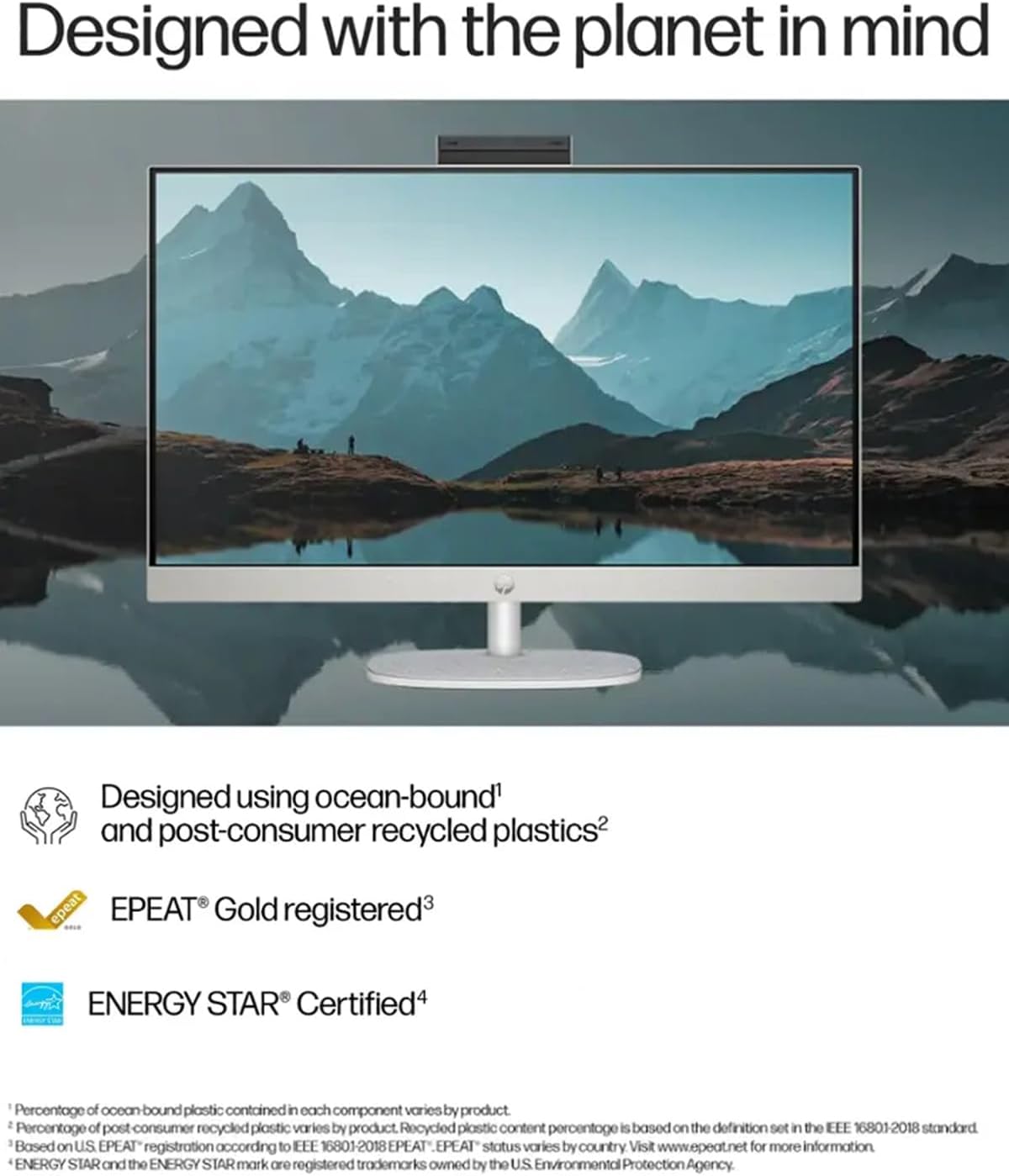 HP All-in-One Desktop - 27'' FHD Touchscreen Computer, Windows 11 Pro, Intel 12-core Ultra 7 155U(Beats i7-1355U), Wi-Fi 6, Bluetooth, Adjustable Height, Anti-Glare (32GB RAM | 2TB SSD)