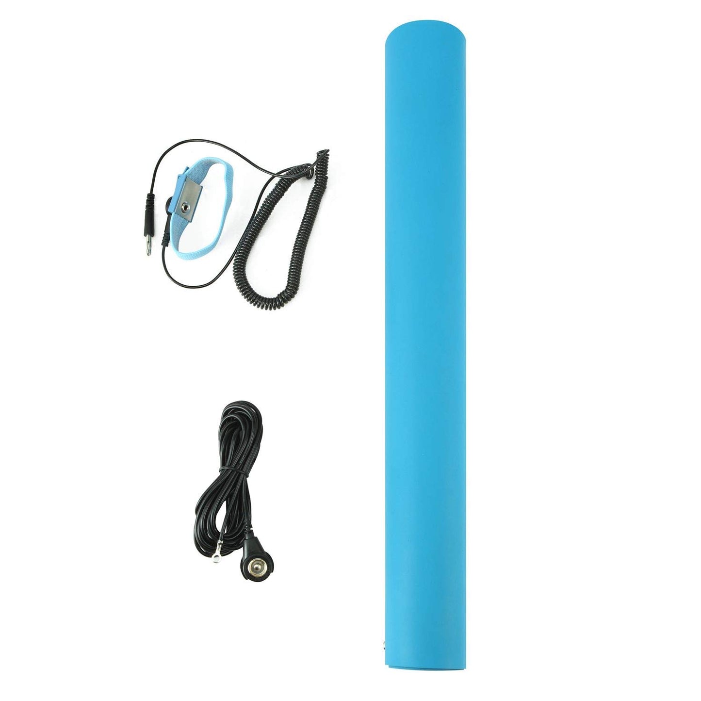 MWRF Source™ ESD Mat Kit with Wrist Strap and Grounding Cord (2 FT x 4 FT, Blue)