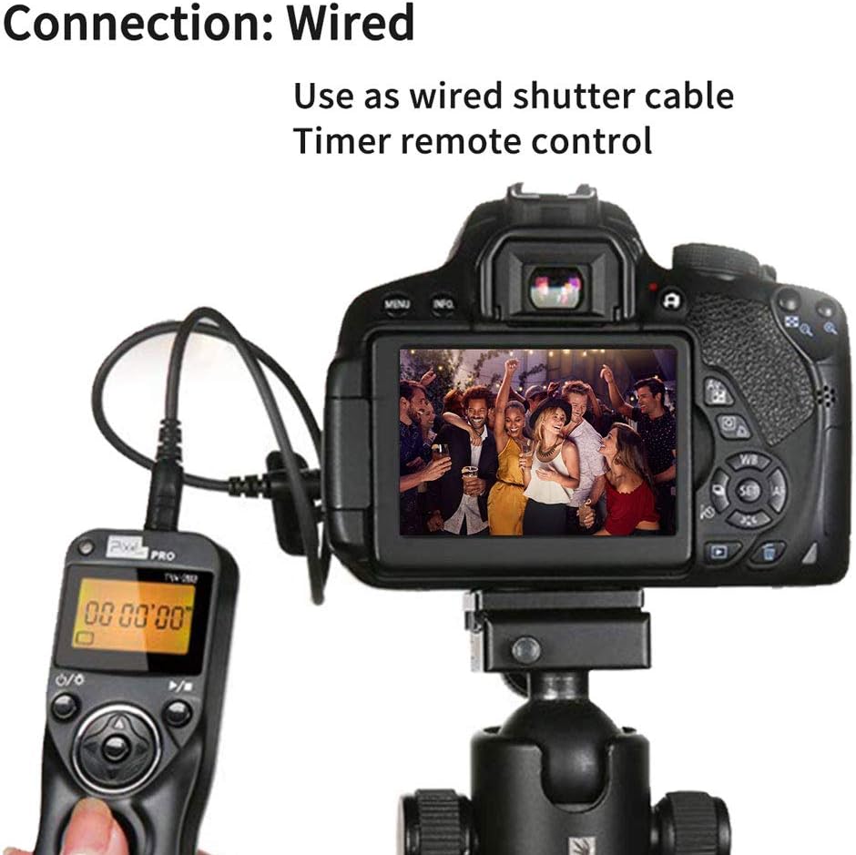 Pixel Wireless Shutter Release Cable Timer Remote Control TW-283 UC1 Compatible for Olympus Cameras