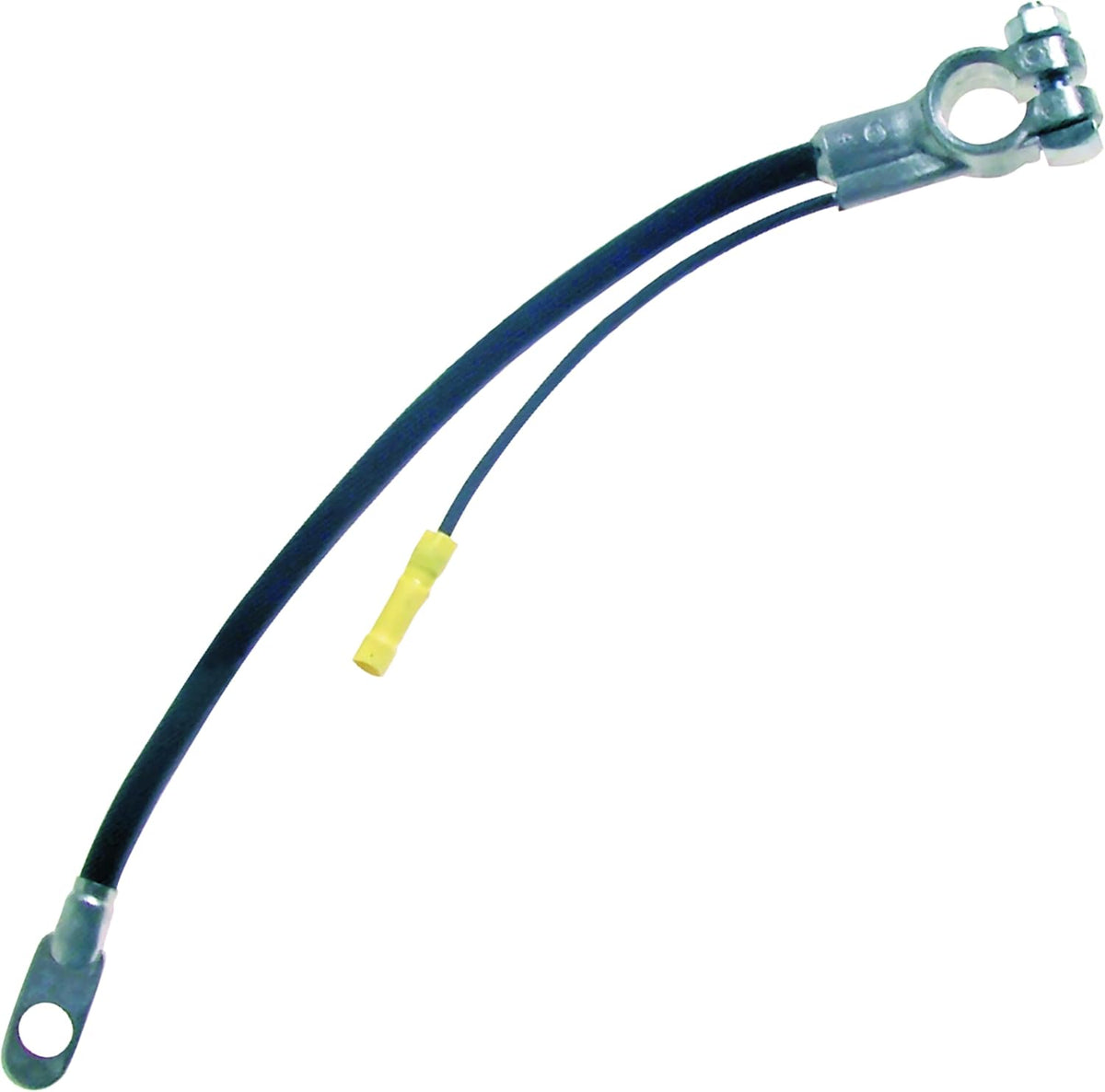 Sherco-Auto USA Black 38" Inch 2 Gauge Top Post Battery Cable with Auxiliary Lead - Made in USA
