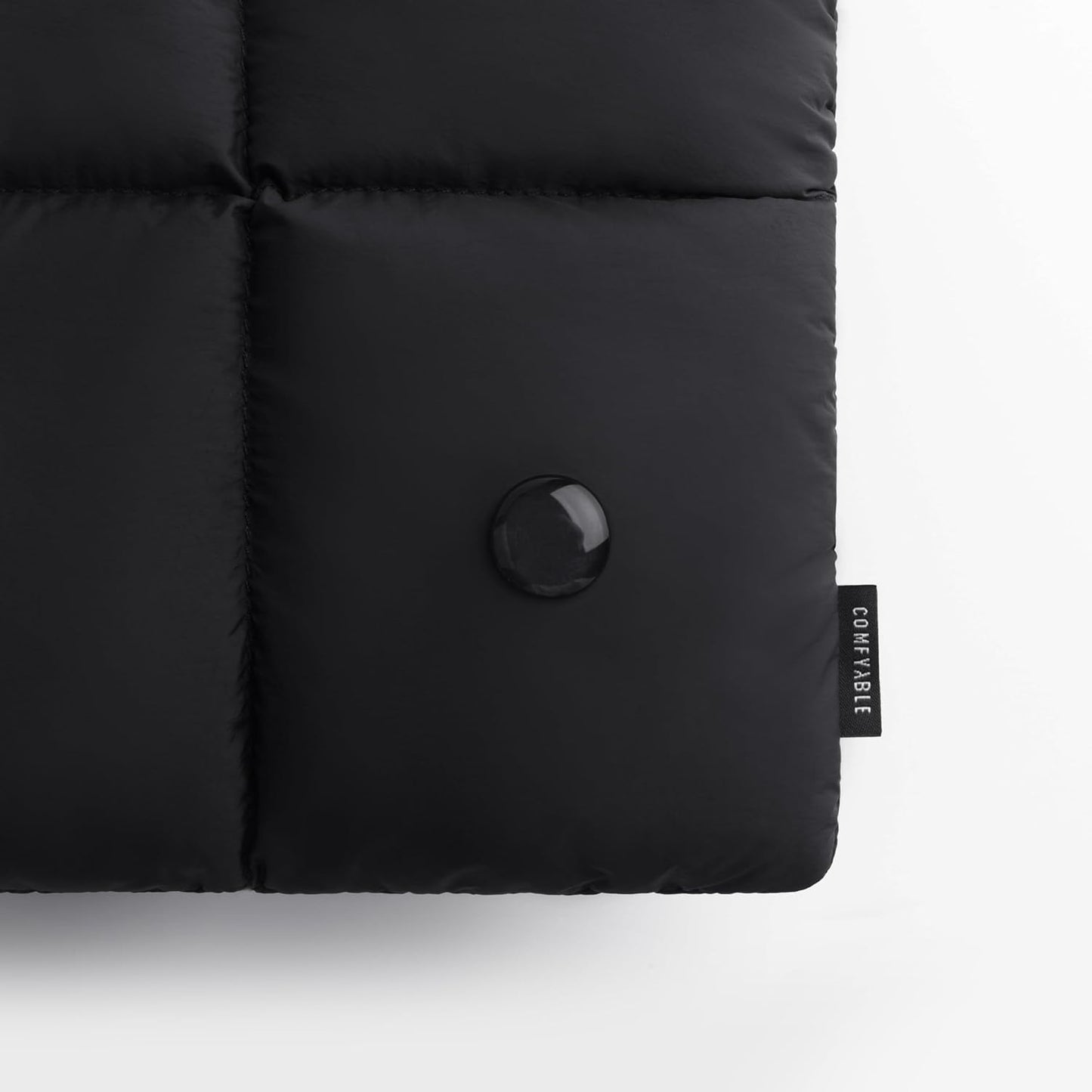 Comfyable Puffy Laptop Sleeve 13 Inch 14 Inch, Quilted Puffer Laptop Carrying Case, Pillow Case Compatible with MacBook Air M4 2025 M3 M2 M1, MacBook Pro M4 Pro/Max, Black
