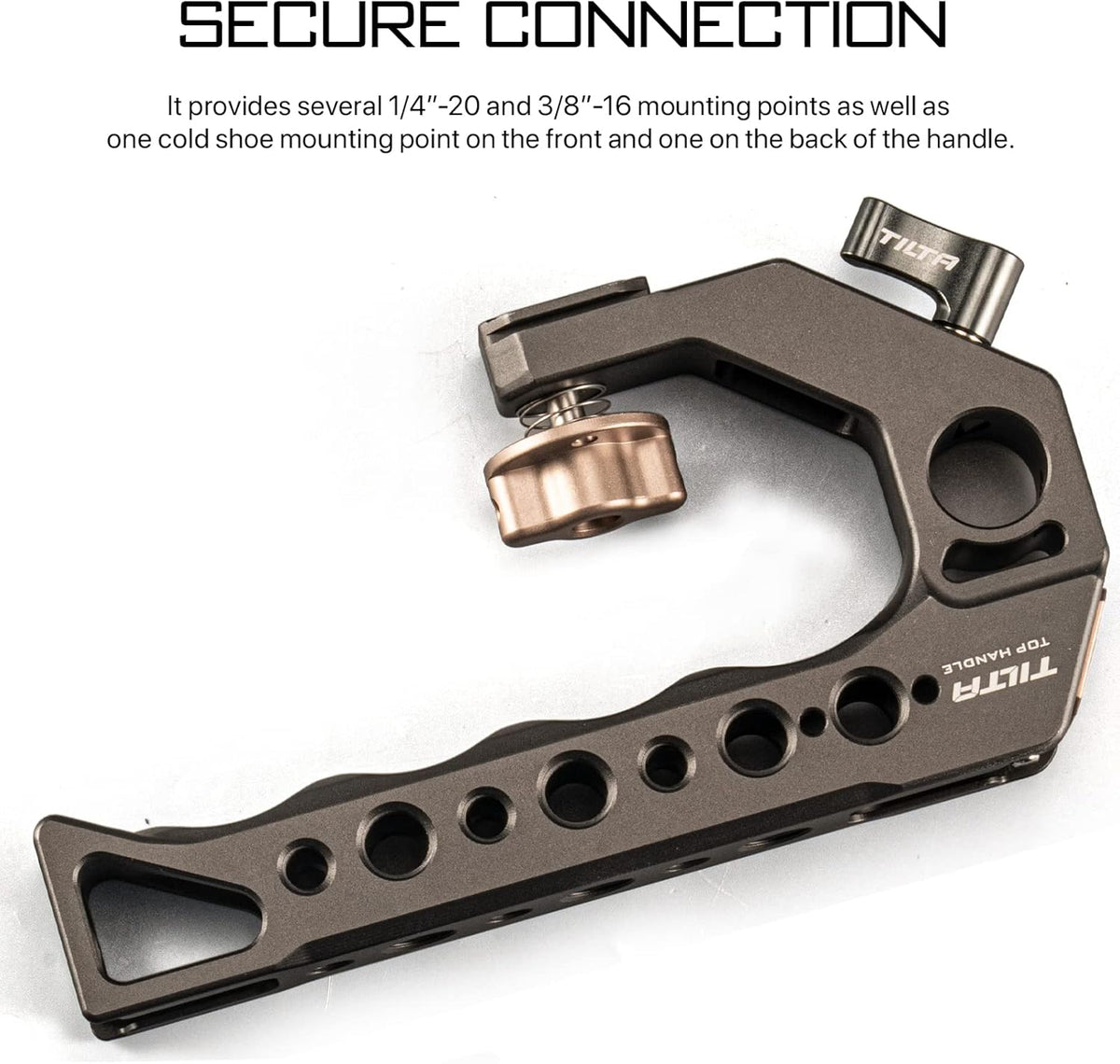 Tilta Quick Release Top Handle - (for BMPCC 4K/6K and Most DSLR/mirrorless Cameras) (Tilta Gray)