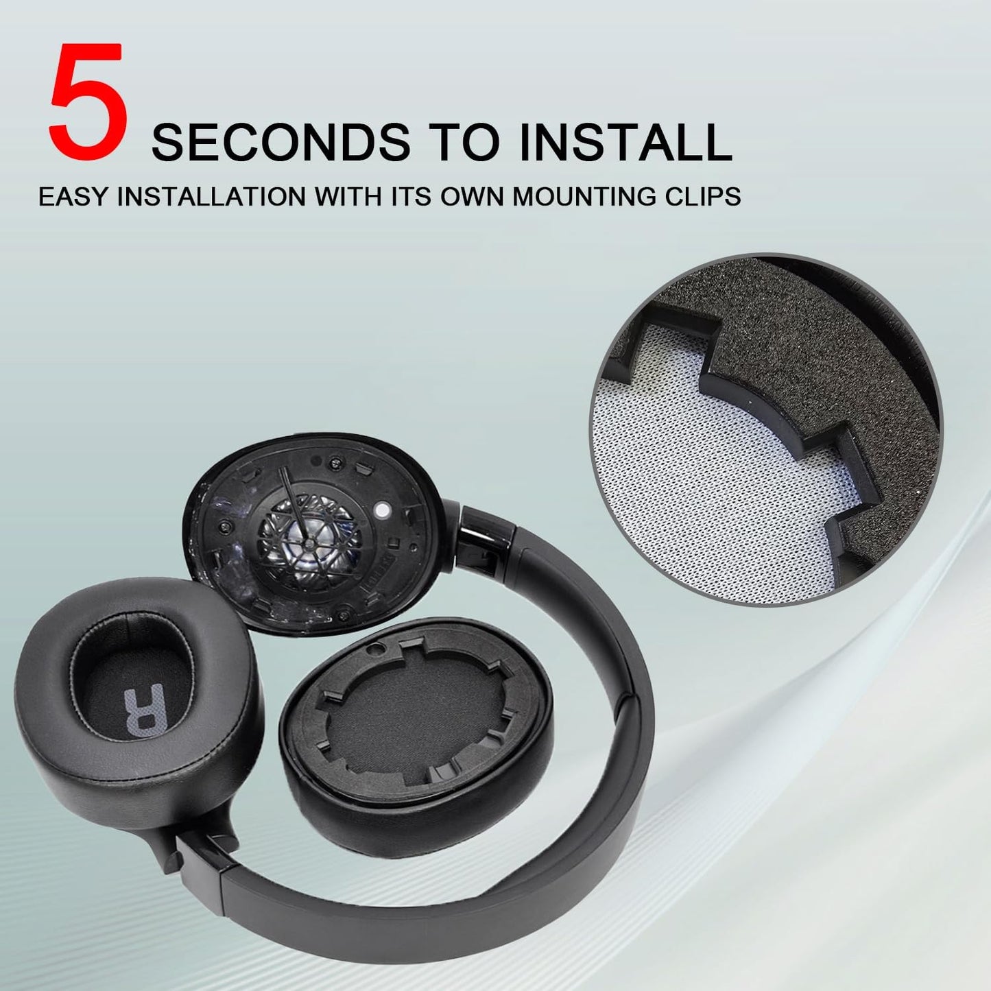 Replacement Ear Pads for JBL Tune 700(700BT)/710(710BT)/720(720BT)/750(750BT,750BTNC)/760(760NC)/770(770NC) Headphones, Headset Ear Cushions, Headset Earpads, Ear Cups Cover (Pink)