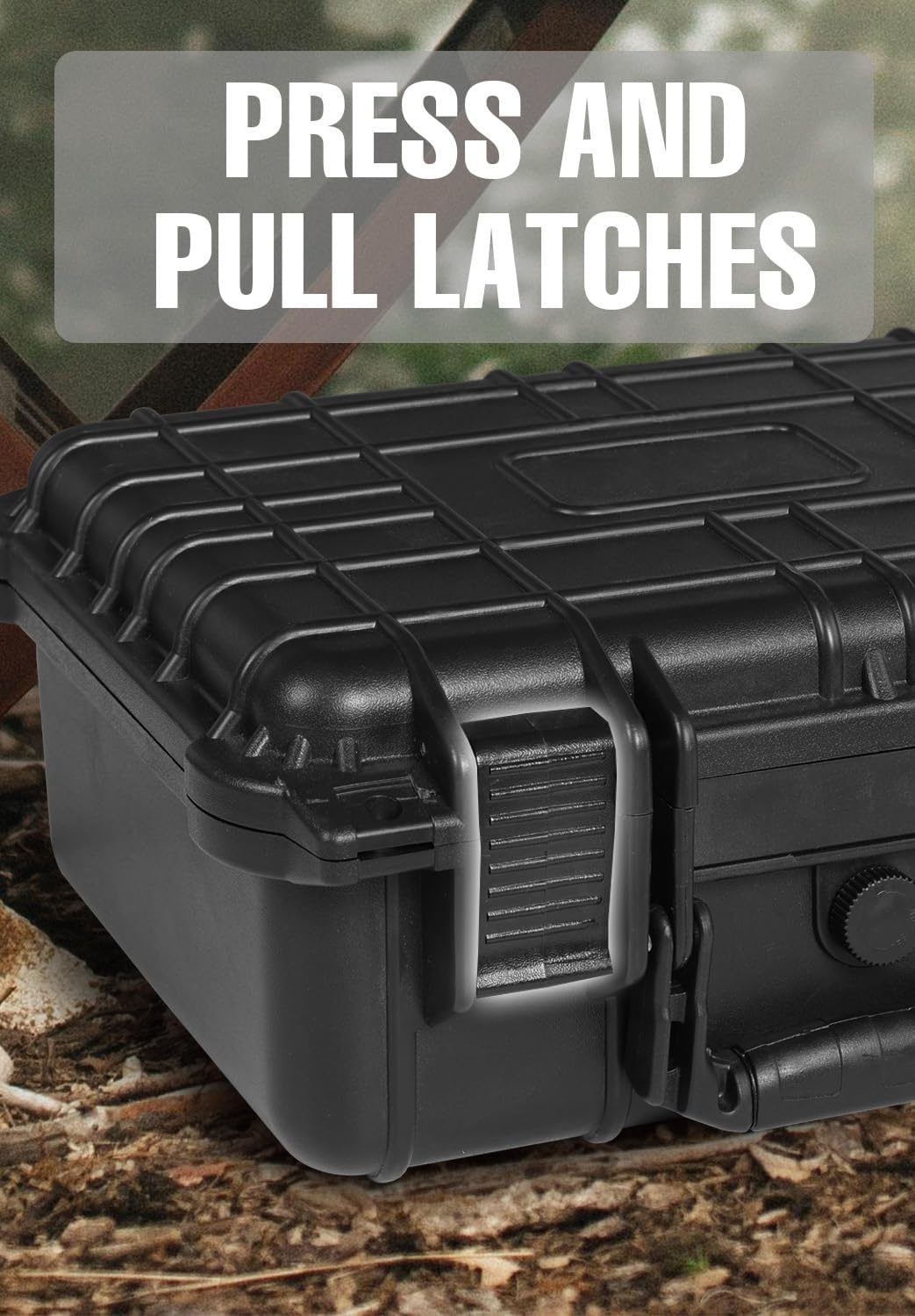 14x 11.5x 6.5 Inch Hard Case, Portable Weather Waterproof Protective Camera Case with Customizable Foam, Fit Use of Drones, Camera, Equipments, Black,upgraded