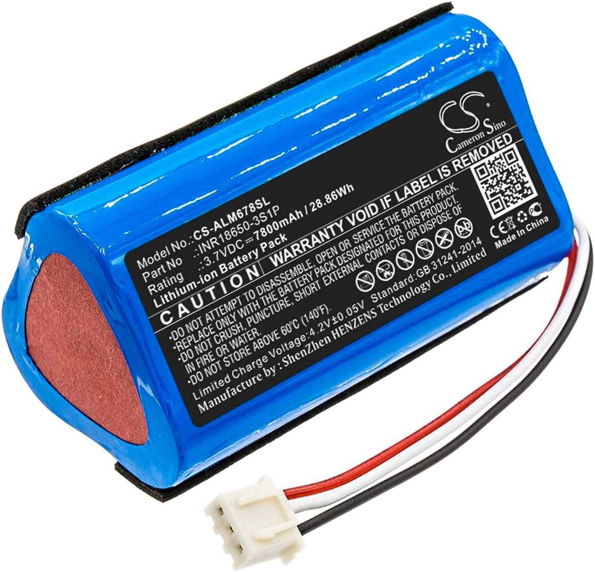 Technical Precision Replacement for Cameron SINO CS-ALM678SL Battery
