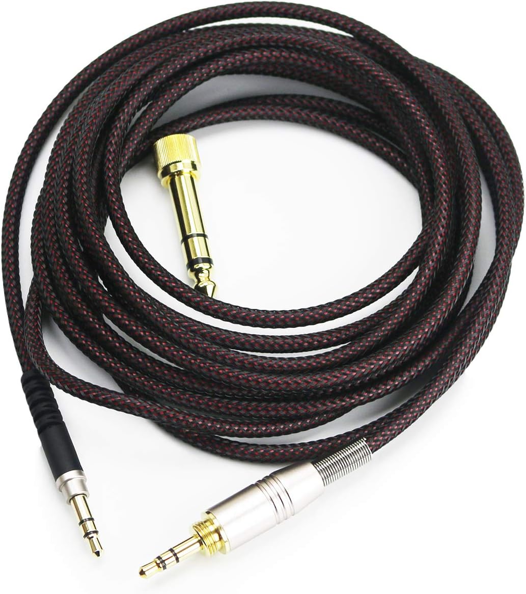 NewFantasia Replacement Audio Upgrade Cable Compatible with Audio-Technica ATH-M50xBT, ATH-AR3BTBK, ATH-SR50BT, ATH-ANC9, ATH-ANC7B, ATH-SR5BTBK, ATH-S700BT Headphones 1.2meters/4ft