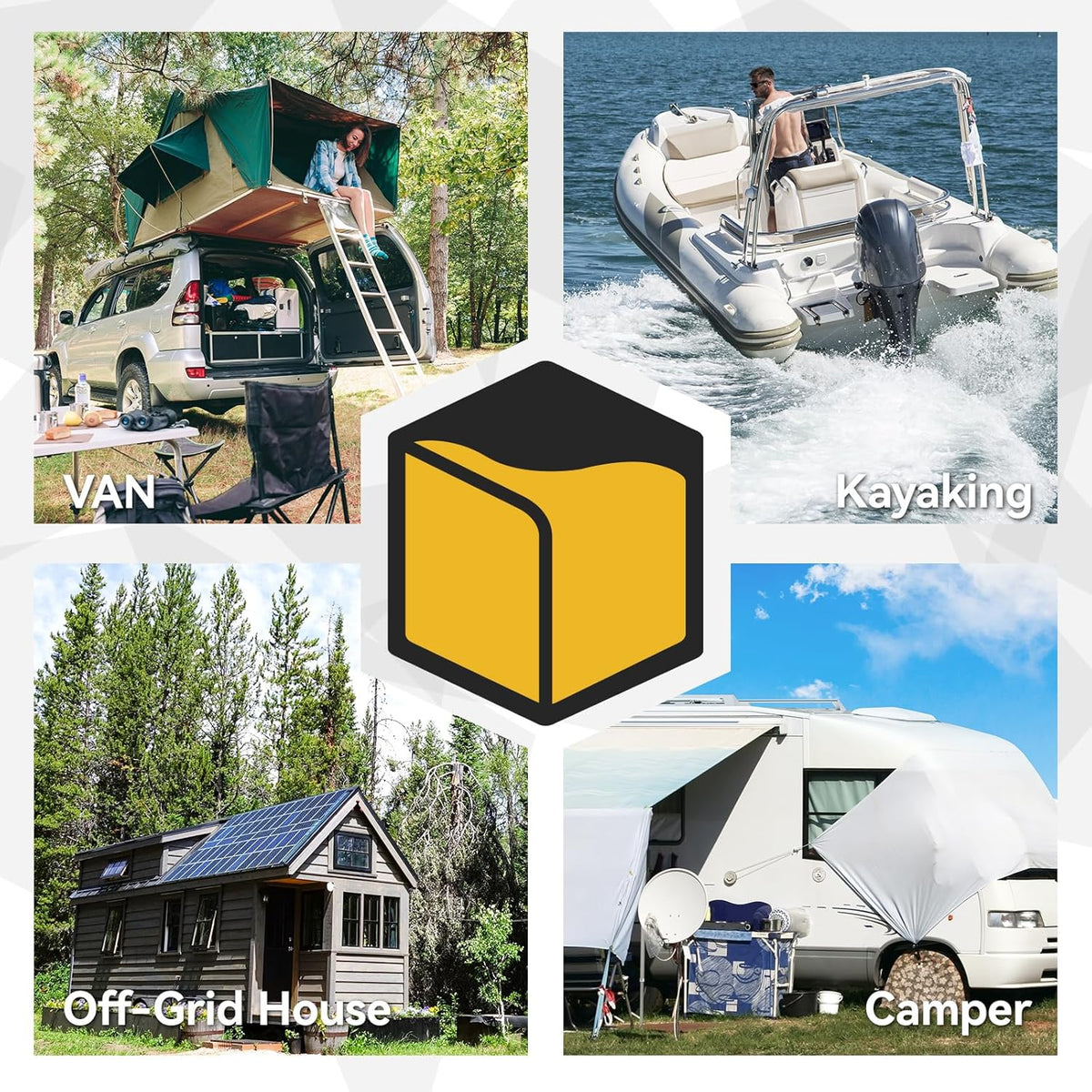 Power Queen 12V 100Ah Group 24 LiFePO4 Lithium Battery with 12V20A Charger, Deep Cycle Battery 100A BMS, Max 1280Wh Energy, Up to 15000 Cycles for RV, Solar, Trolling Motor & Camping