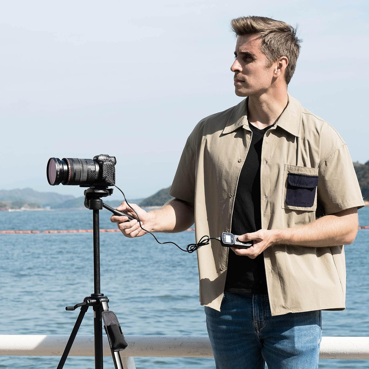 JJC Intervalometer Timer Remote Shutter Release Time Laspe for Panasonic S9 and G100D Cameras, for Long-Exposure Timer Shooting Photography