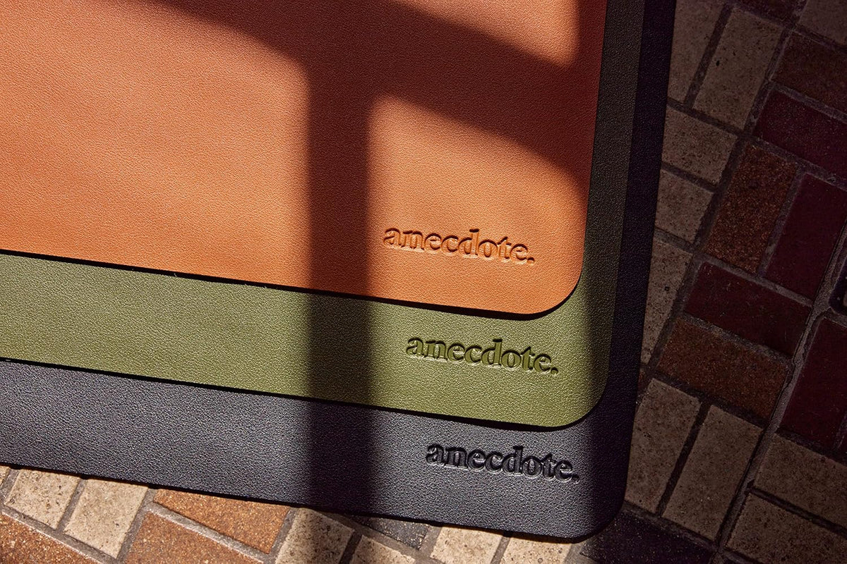 ANECDOTE Vegan Leather Desk Pad - 31.5"x17" Desk Mat for Your Office. This Quality Large Mouse Pad has Chic Elegance, Professional Look & Satisfying Touch - The Perfect Leather Mouse Pad for You!