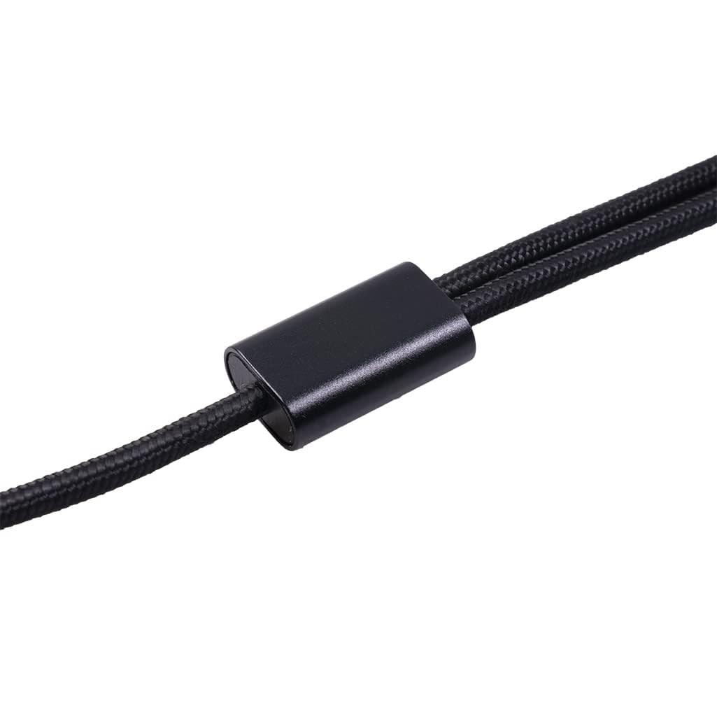 2pack 3.3Ft 3.5mm TRS to Dual 6.35mm Stereo Cable 1/8 TRS to Dual 6.35mm 1/4 TS Mono Y Splitter Audio Cord Adapter for Smartphone, Mixer,PC, CD Player, Speakers and Home Stereo System