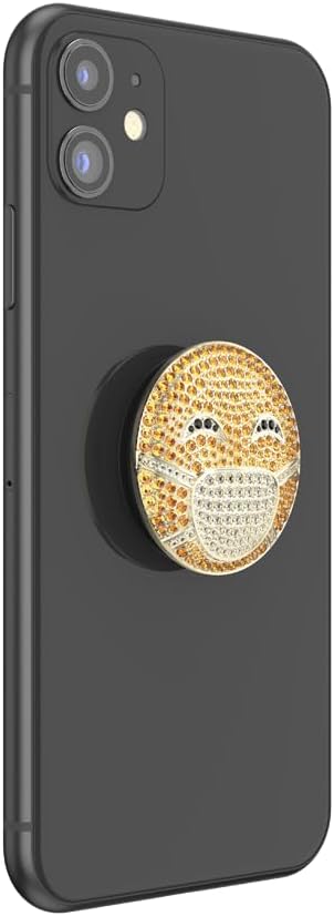 POPSOCKETS Phone Grip with Expanding Kickstand, PopSockets for Phone - Resting Mask Face