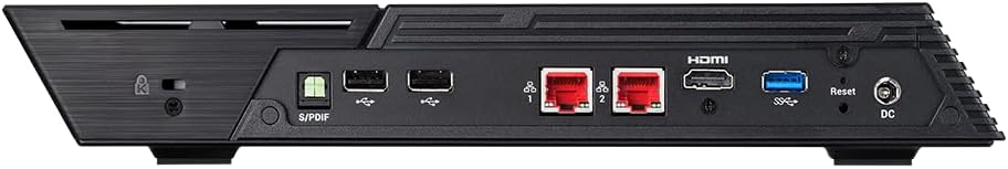 Asustor Flashstor 6 FS6706T - 6 Bay All-SDD NAS Storage, Quad Core 2.0GHz, Dual 2.5GbE Ports, 4GB RAM DDR4, Computer Network Attached Storage with 6 x 2TB NVMe SSD
