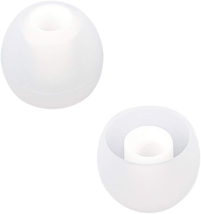 Brandless Earbud Tips Replacement - 9 Pairs SML, Blue, Black, White - Silicone & Plastic - Compatible with SENSO, TOZO, Sony & More