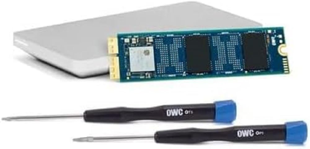 OWC 1TB Aura N2 NVMe SSD Upgrade Kit w/Envoy Pro Enclosure Compatible with MacBook Pro w/Retina Display (Late 2013 - Mid 2015) and MacBook Air (Mid 2013 -Mid 2017)