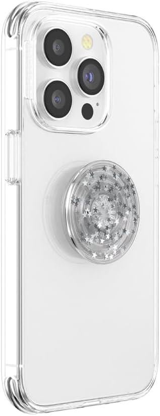 PopSockets Phone Grip with Expanding Kickstand, Adhesive Grip, Glitter PopGrip - Star Fire