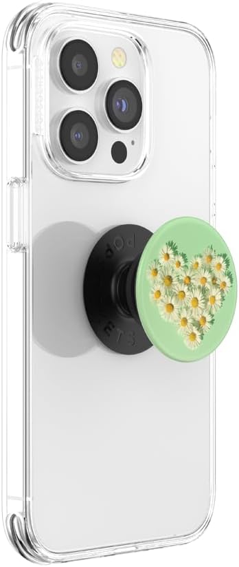 PopSockets Phone Grip with Expanding Kickstand, Adhesive Grip, Cute PopSockets - Daisy Lover
