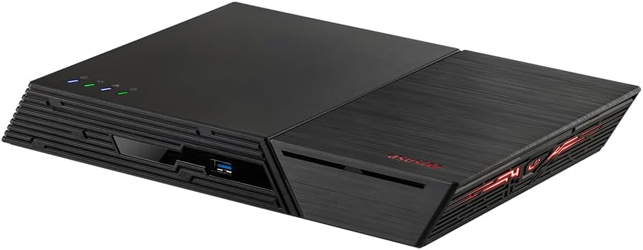 Asustor Flashstor 12 Pro FS6712X,12 Bay All-SDD NAS Storage, Quad-Core 2.0GHz, 10GbE Port, 4GB RAM DDR4, Network Attached Storage with 4 x 2TB NVMe SSD