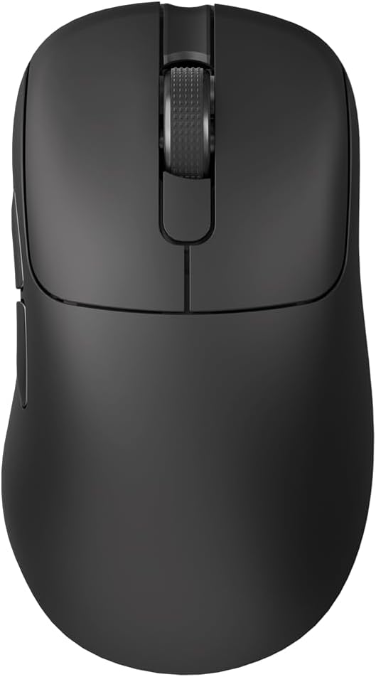 AJ179PRO PAW3395 26000 DPI Gaming Mouse, 8000Hz Polling Rate, 58g Ultra-Light, Tri-Mode (2.4G/Wired/Bluetooth 5.2), Magnetic RGB Charging Dock, Ergonomic Right-Hand Design, Black
