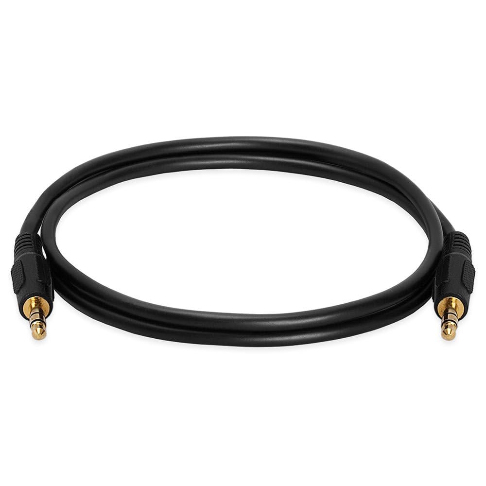 Cmple - 3.5mm Aux Male to Male Stereo Audio Cable Auxiliary Headphones Cord MP3 PC - 3 Feet