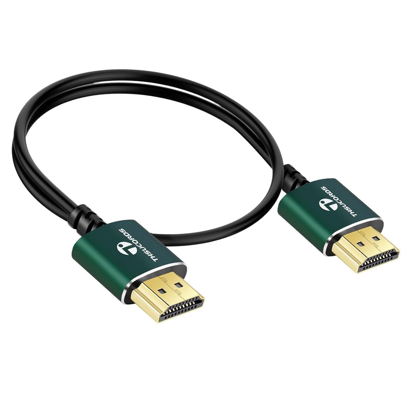 Slim HDMI Cable 6.6FT, Ultra Soft & Thin HDMI to HDMI Cord, Extreme Flexible & Skinny HDMI Wire Supports High Speed 4K@60Hz 18gbps 2160p 1080p