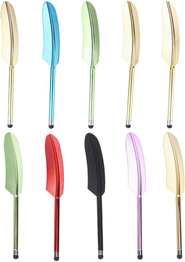 10 pcs Stylus Pens - Creativity Touch Screen Capacitive Stylus Colorful Universal for Phone Tablet (Mixed Colors)