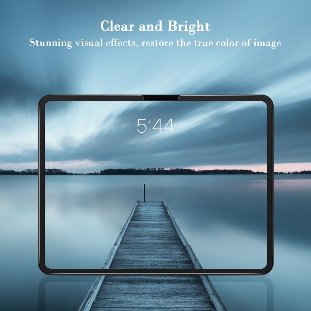 PERFECTSIGHT Anti Blue Light Screen Protector Compatible with iPad Pro 11 Inch 2024 6th Gen, [Medical-Grade HD Clear Eye Protection] Blue Light Blocking Filter 6 Radiations Tempered Glass