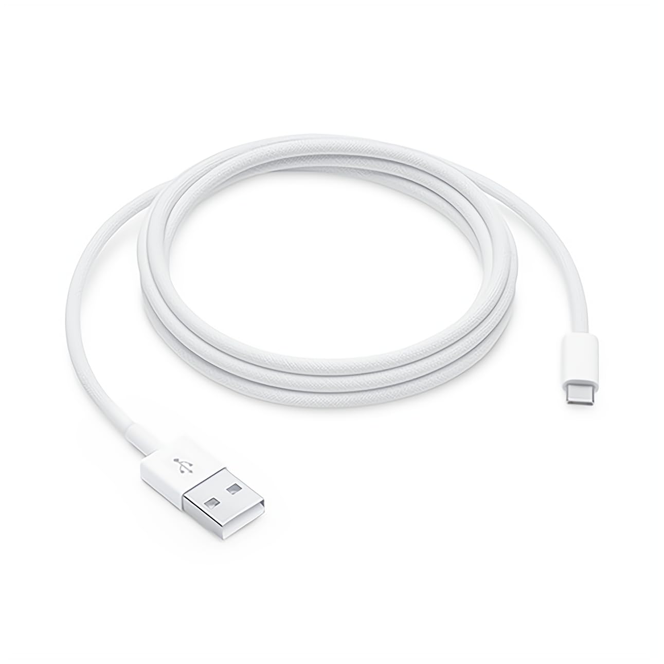 [2-Pack 3.3FT MFi Certified] Woven CarPlay USB C Cable for Apple iPhone 16 Pro Max Charger USB A to USB-C Cord Fast Charging for iPhone 15 Pro Max/16 Plus/16e/15 Pro/16, Type C Car Charge Wire - White