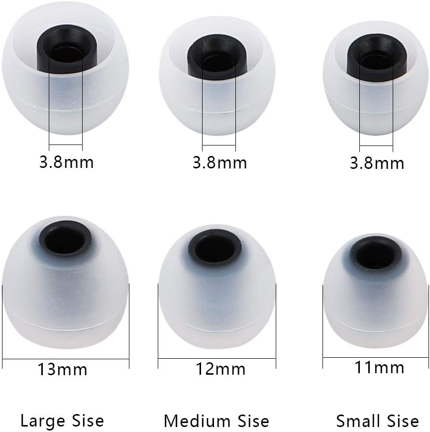 Earbud Tips Replacement - 9 Pairs SML Eartips Eargels