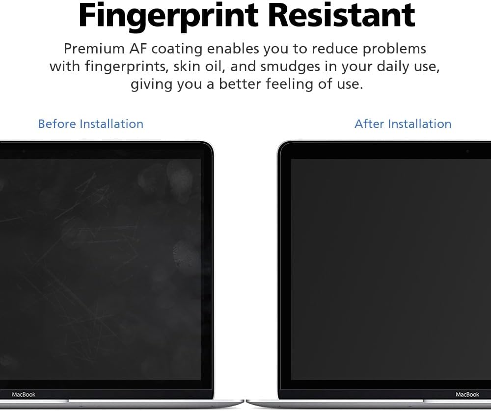 Magnetic Privacy Screen Protector for MacBook Air 15" (2023 M2), Removable | Anti-Glare | Reducing Eye Fatigue with Blue Light Blocking Filter