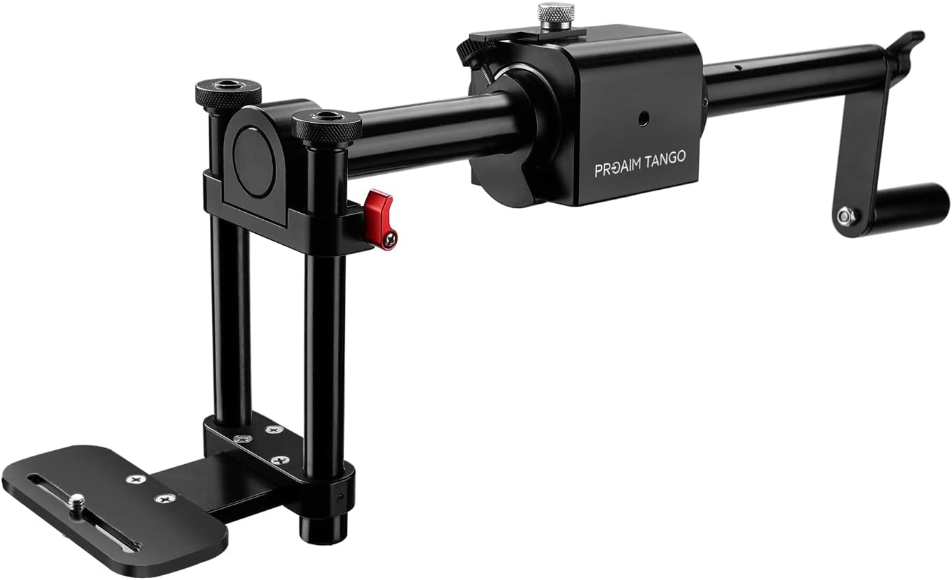 PROAIM Tango 360° Camera Rotating Dutch Angle Rig for DSLR Cameras. Height Adjustable. Payload up to 2.27kg/5lb. (P-TNGO-01)