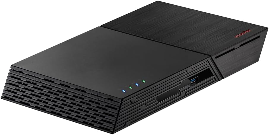 Asustor Flashstor 12 Pro Gen 2 FS6812X 12 Bay All-SDD NAS Storage, Quad-Core 2.3GHz CPU, Dual USB 4 Ports, Dual 10GbE Port, 16GB ECC RAM DDR5,Network Attached Storage with 12 x 2TB NVMe SSD