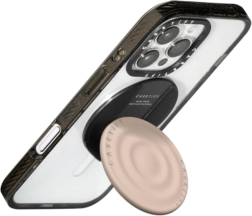 CASETiFY Snappy Ripple Grip Stand Compatible with Magsafe - Oat