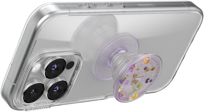 PopSockets Plant-Based Phone Grip with Expanding Kickstand, Adhesive Grip, Eco-Friendly, Cute PopSockets - Purple Fields