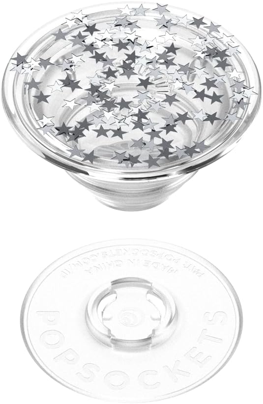 PopSockets Phone Grip with Expanding Kickstand, Adhesive Grip, Glitter PopGrip - Star Fire
