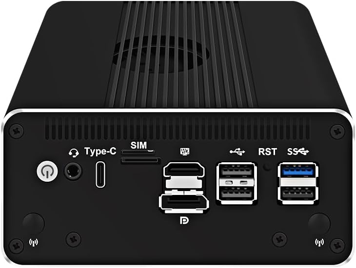 CWWK Intel Alder Lake N100(4C/4T Up to 3.4GHz)/N305(8C/8T Up to 3.8GHz) Dual SFP+10GbE Mini PC|4xIntel I226-V 2.5GbE |DDR5 Memory|PCI-E x4|HDMI+DP+Type-C (10 Gigabit N305, 8G RAM 256G SSD)