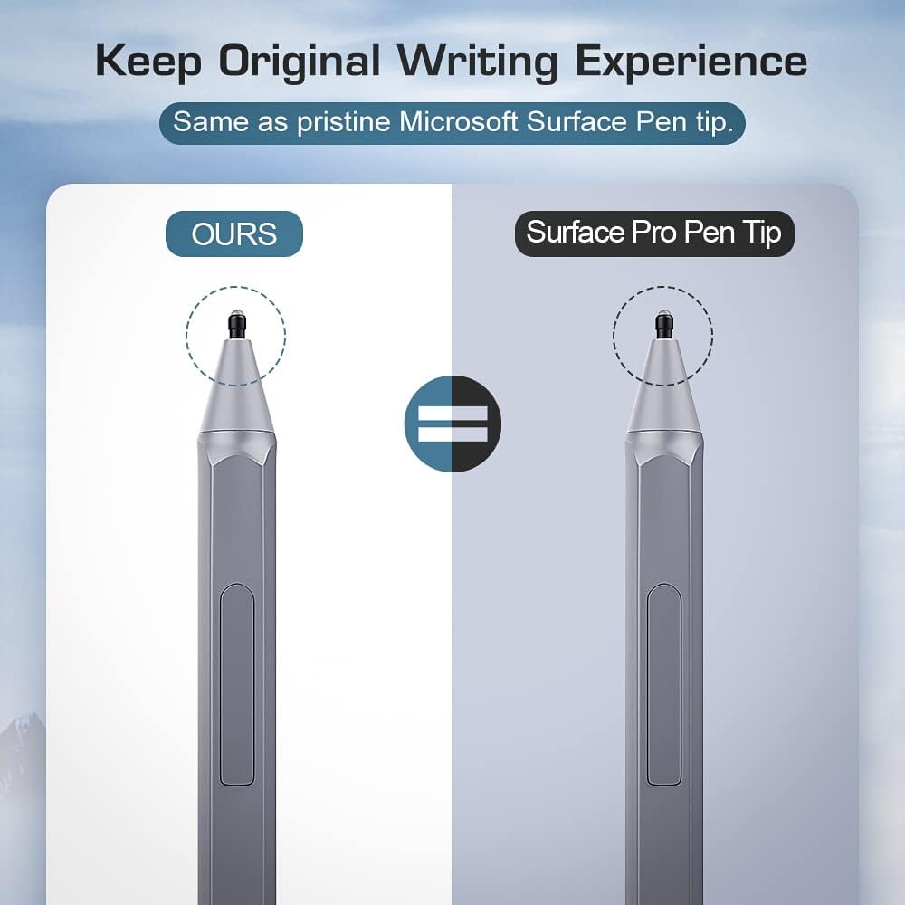 MoKo Pen Tip Compatible with Surface Pen, Pack of 5 HB Original Pen Tips, Stylus Pen Tips, Replacement Tip, Stylus Pen Compatible with Surface Pro 2017 Pen (Model 1776) / Surface Pro 4 Pen