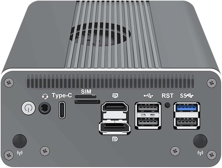 CWWK Intel Alder Lake N100(4C/4T Up to 3.4GHz)/N305(8C/8T Up to 3.8GHz) Dual SFP+10GbE Mini PC|4xIntel I226-V 2.5GbE |DDR5 Memory|PCI-E x4|HDMI+DP+Type-C (10 Gigabit N100, 16G RAM 2TB SSD)