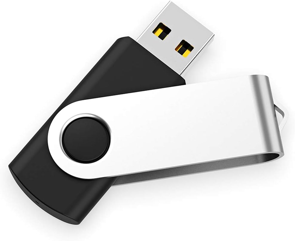 USB Flash Drive 1GB 50 Pack, Bulk USB 2.0 Flash Drives Thumb Drive Swivel Memory Stick Jump Drive Pen Drive,1 gig 50 Pieces