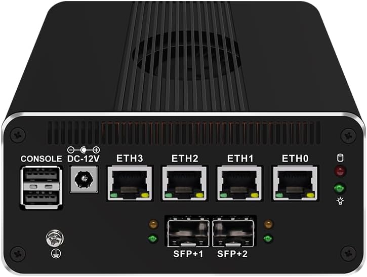 CWWK Intel Alder Lake N100(4C/4T Up to 3.4GHz)/N305(8C/8T Up to 3.8GHz) Dual SFP+10GbE Mini PC|4xIntel I226-V 2.5GbE |DDR5 Memory|PCI-E x4|HDMI+DP+Type-C (10 Gigabit N305, 8G RAM 256G SSD)