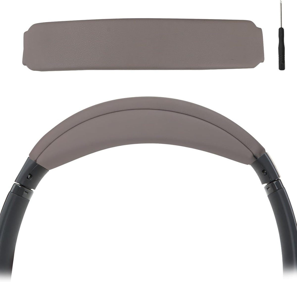 Headband Pad for Bose QuietComfort 45 QC45 QC35II QC35, Headband Cushion Cover with Protein Leather& Memory Foam (Sandstone)