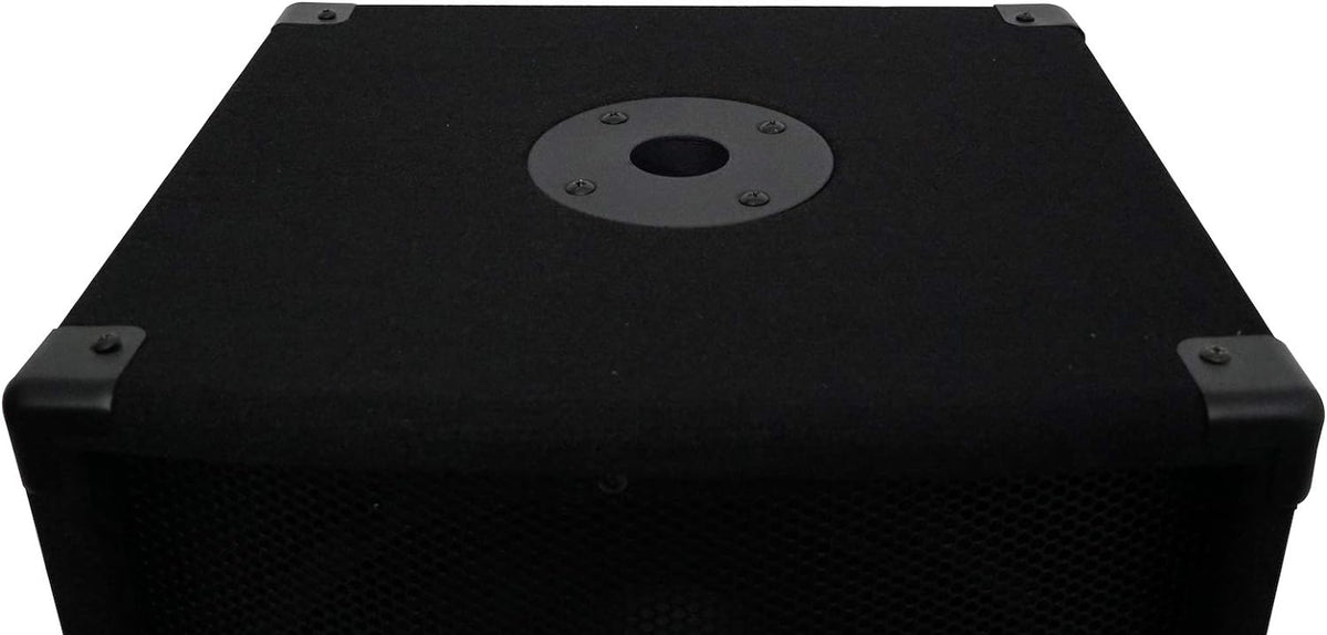 Rockville SBG1124 12" 600W Passive 4-Ohm Pro DJ Subwoofer, MDF Cabinet, Pole Mount, Deep Bass, for DJs and Small Venues