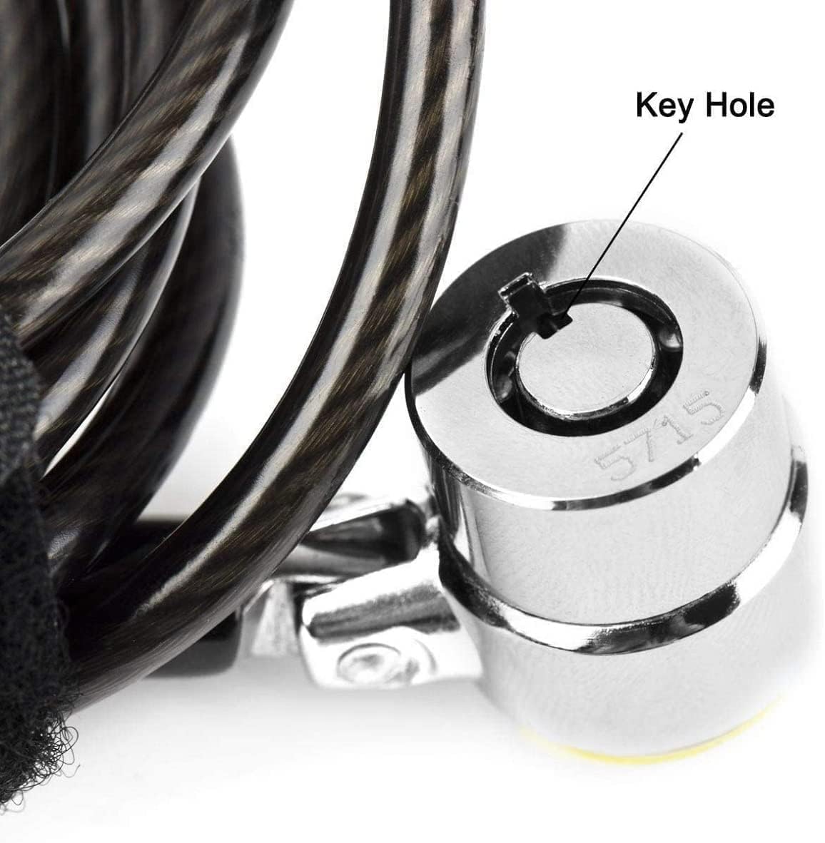 I3C Laptop Cable Lock Hardware Security Cable Lock Anti Theft Combination Lock with Anchor Plate, Laptop-Computer-Security-Locks (5Pack)