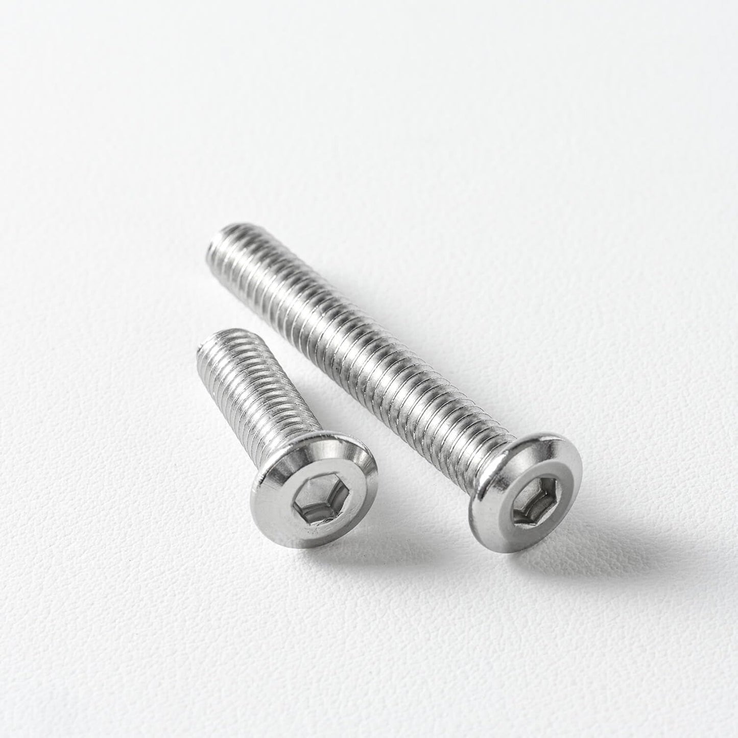 5/16-18 x 1" (20 Pack) Flat Head Hex Socket Cap Screws Bolts, 304 Stainless Steel 18-8, Hex Drive, Bright Finish, Fully Machine Thread