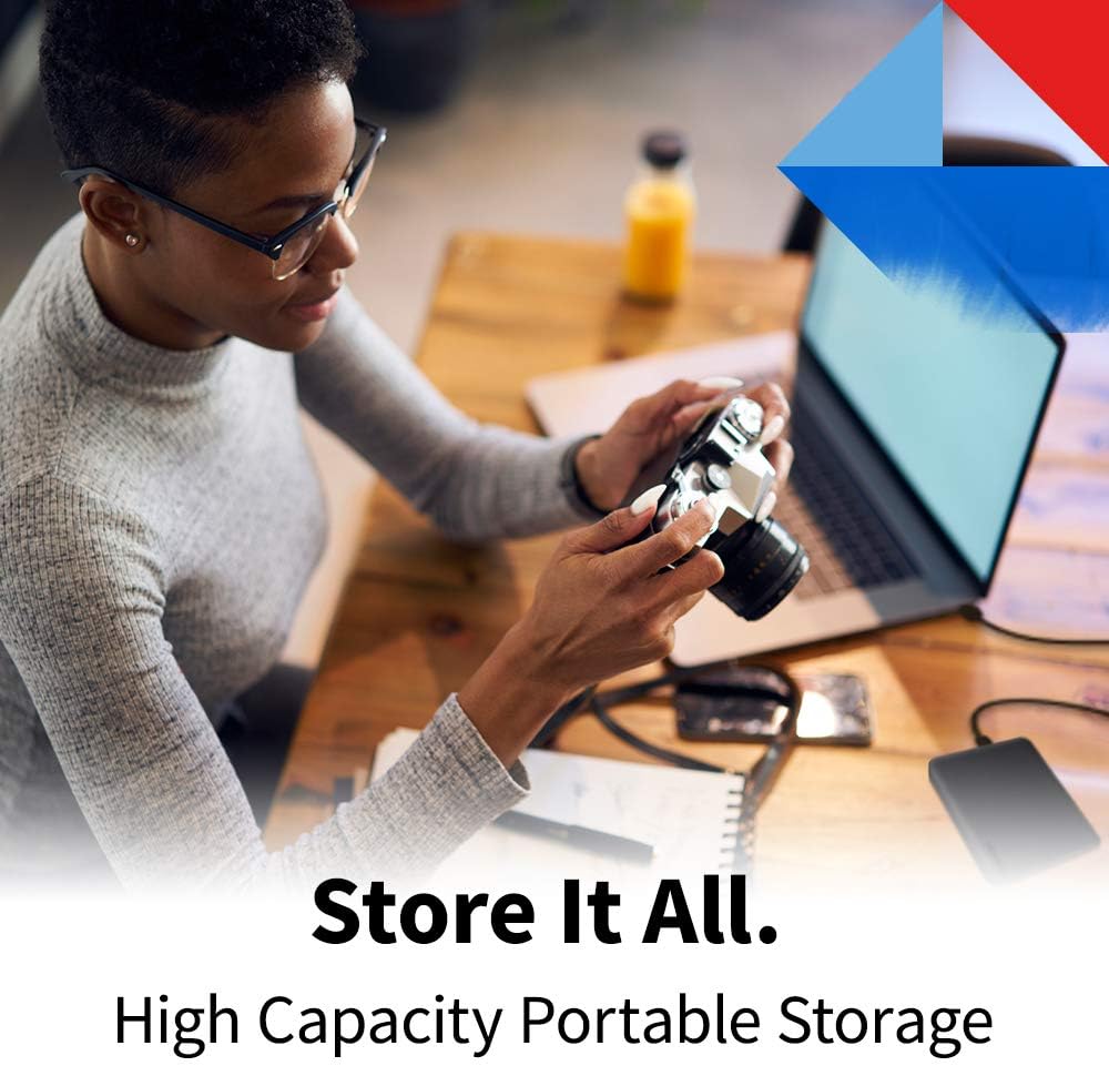 Toshiba Canvio Advance 1TB Portable External Hard Drive USB 3.0, Red - HDTCA10XR3AA