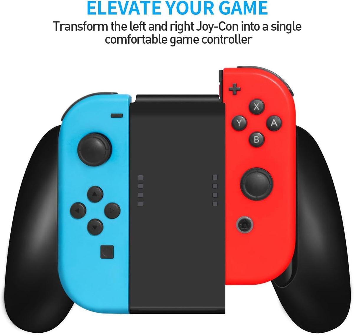 OEM Style Switch Joycon Grip Controller Charger Accessories with Charging Cable - Not for Joy Con 2 Controller