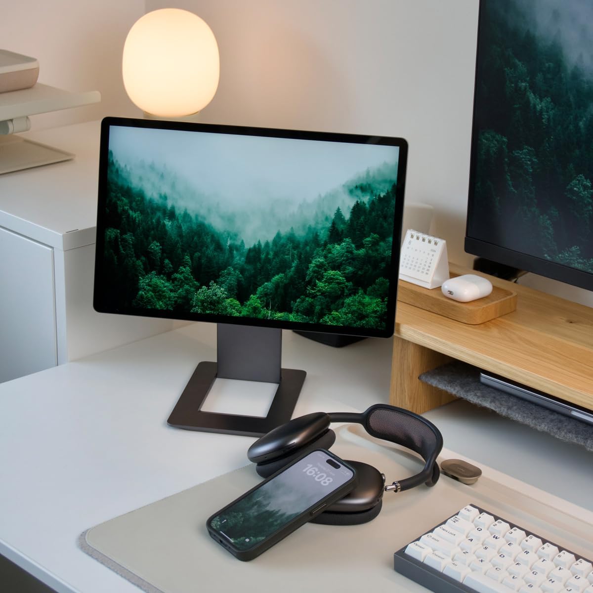SOTSU FlipAction Pro 16" Gen2 Premium Portable Monitor | Super Compact | Pivot Rotate | 2560x1600 DCI P3 | 120Hz | 400 Nits | Full Metal CNC | Perfect Match for Mac and Windows (Metallic Gray)
