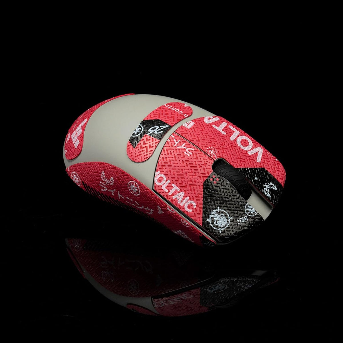 Grip Tape for Lamzu Atlantis Maya - Anti-Slip,Enhanced Control, Sweat Resistance,Improves FPS Gaming Grip & Mouse Protection [Pre-Cut] Blood X