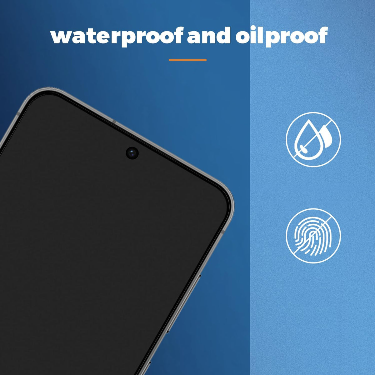 2 Pack Matte Glass Screen Protector for Samsung Galaxy S24 /S25 (6.2 inch), Anti-Glare & Anti-Fingerprint Case Friendly Tempered Glass Film, Bubble Free,Fingerprint unlock,HD Clear,Smooth as Silk