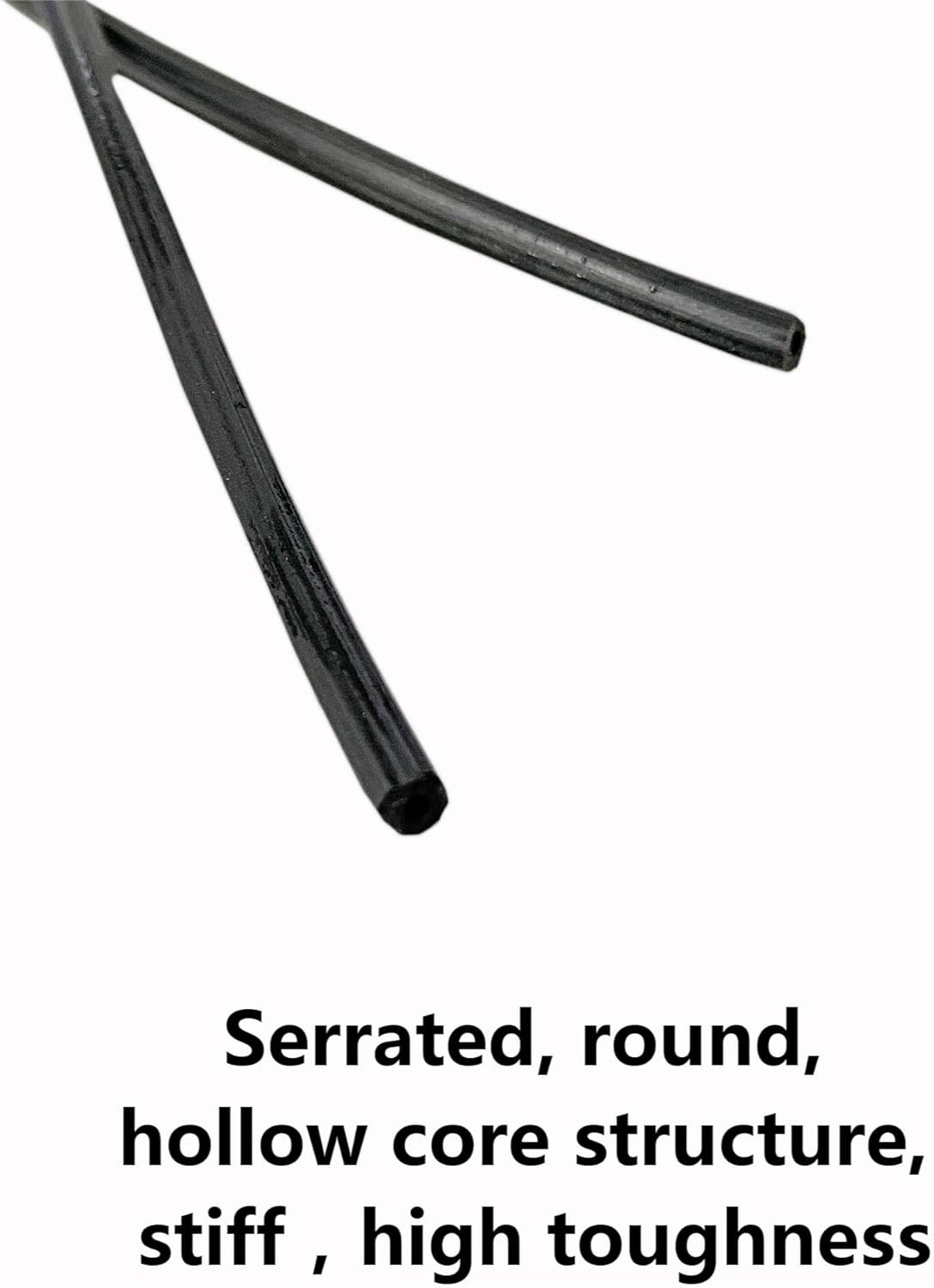 FLYZZZ Window Screen Spline, 0.16" x 100' Screen Retainer Spline, Suit for 0.157''-0.169'' Frames' Chanel, Round, Black, Used for Window/Door Screen Repair Replacement