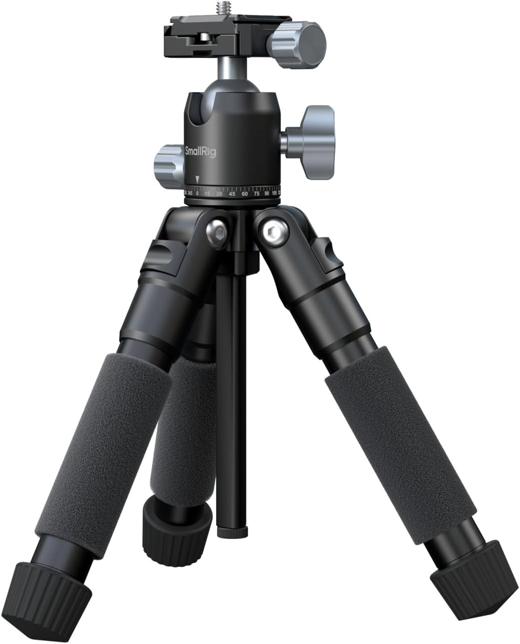 SmallRig VT-20Pro 21.2"/ 53.8cm Mini Tripod for Camera and Phone, Aluminum Alloy Small Desktop Tripod with 360° Ball Head, Table tripods Load Up to 11lb / 5kg